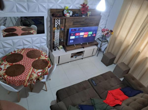 Apto em Enseada, 200 metros praia - 2 quartos com ar condicionado - 6 hospedes